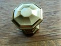 Hexagon shaped gold cabinet handle/Geometric style gold drawer pull/Gold furniture hardware/kitchen renovation/Gold Hexagonal door knob