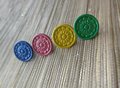 Bold round and Bright cabinet knobs in an array of colours cabinet pulls drawer pull door handles furniture hardware upcycling nursery