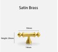 Satin gold French style cabinet bar handle/Unusual matte gold ball design cabinet drawer pull/Gold furniture hardware/Brass kitchen hardware