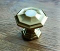 Hexagon shaped gold cabinet handle/Geometric style gold drawer pull/Gold furniture hardware/kitchen renovation/Gold Hexagonal door knob