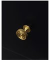 Brass Cabinet Pull/Shiny silver door handle/Solid brass drawer knob/Gold Brass furniture hardware/Chrome Drawer Pull/Classic shaped handle