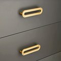 Wide gold brass retro pattern handle/large cabinet pull/big door handle/Wide gold drawer pull/kitchen furniture hardware/mid century modern
