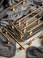 Bronze brass bar cabinet handle with retro look/Bronze drawer handle/home improvement hardware/Bronze cabinet door handle/bronze hardware