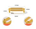 Wide gold brass retro pattern handle/large cabinet pull/big door handle/Wide gold drawer pull/kitchen furniture hardware/mid century modern