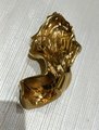 Gold brass Aphrodite cabinet handle/Gold Goddess door handle/Beautiful lady drawer handle/Unique furniture hardware/Woman door handle