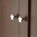 Silver star door handle/Star drawer knob/home improvement cabinet pull/night sky nursery decor/Silver star drawer handle/IKEA hack door knob