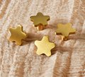 Gold star shaped door handle/brass drawer knob/home improvement cabinet pull/nursery decor/cabinet handle for furniture renovation/IKEA hack