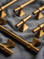 Bronze brass bar cabinet handle with retro look/Bronze drawer handle/home improvement hardware/Bronze cabinet door handle/bronze hardware