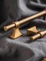 Bronze brass bar cabinet handle with retro look/Bronze drawer handle/home improvement hardware/Bronze cabinet door handle/bronze hardware