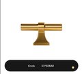 Gold brass bar cabinet handle with retro look/Gold drawer handle/home improvement hardware/Gold cabinet door handle/Gold hardware