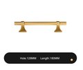 Gold brass bar cabinet handle with retro look/Gold drawer handle/home improvement hardware/Gold cabinet door handle/Gold hardware