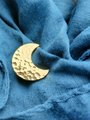 Shiny gold brass moon door handle/Hammered brass drawer knob/home improvement/cabinet pull/Moon door knob/Cabinet handle/Gold brass hardware