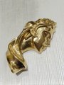 Gold brass Aphrodite cabinet handle/Gold Goddess door handle/Beautiful lady drawer handle/Unique furniture hardware/Woman door handle