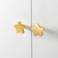 Gold star shaped door handle/brass drawer knob/home improvement cabinet pull/nursery decor/cabinet handle for furniture renovation/IKEA hack