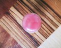 Round red quartz crystal and gold brass cabinet handle/Red gemstone drawer handle/Red semi precious stone drawer pull/Pink crystal door knob
