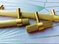 Gold knurled cabinet bar handle/Textured brass cabinet drawer pull/Gold brass door pull/Kitchen hardware/Brass door handle/Reticulated pulls