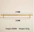 Shiny gold brass cabinet bar handle/Gold polished classic design cabinet drawer pull/Shiny gold furniture hardware/kitchen drawer handle
