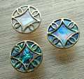 Abalone pearl drawer pull/Iridescent Pearl Cabinet pull/Mother of pearl door handle/Geometric brass drawer knob/Brass furniture hardware