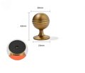 Classic style bronze drawer knob/Solid brass door knob/Round bronze drawer pull/Bronze furniture hardware/Bronze cabinet handle/MCM style