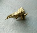 Gold Brass butterfly cabinet handle/Shiny gold moth cabinet pull/butterfly door handle/gold butterfly knob/Gold furniture hardware