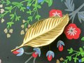 Shiny gold brass leaf cabinet handle/Gold Autumn leaf drawer pull/Gold leaves door handle/Fall leaf drawer knob/gold furniture hardware