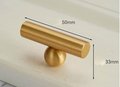 Gold brass bar and ball cabinet handle/gold furniture hardware/solid brass drawer pulls/gold kitchen hardware/solid brass door handle/
