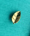 Polished gold brass leaf cabinet handle/Gold Autumn leaf drawer pull/Gold leaves door handle/Fall leaf drawer knob/gold furniture hardware