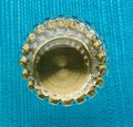 Transparent lucite and brass cabinet pull/Vintage style resin door knob/Gold brass furniture hardware/Pretty vintage style drawer handle
