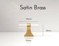 Gold brass and clear lucite cabinet bar pull handle/Acrylic drawer handle/lucite furniture hardware/brass transparent resin cabinet handle