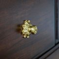 Baroque inspired gold brass cabinet pull/Antique style Door Handle/Gold ornate door knob/classic furniture hardware/gold brass drawer pull