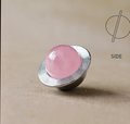 Planet shaped crystal ball drawer handle/Crystal and Chrome drawer pull/Silver Gemstone door knob/polished stone cabinet handle/Space decor