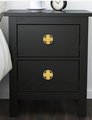 Clover shaped drawer handle/Gold brass door handle/Geometric style cabinet handle/Gold clover shaped door knob/Brass furniture hardware