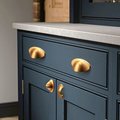 Bronze cup cabinet pull/Bronze drawer pull/Brass cup drawer pull/Bronze Brass drawer handle/furniture hardware/Bronze kitchen door handle