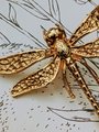 Solid brass dragonfly cabinet pull/Dragonfly drawer knob/Dragonfly drawer handle/brass furniture hardware/home improvement/Gold Door handle