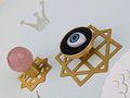 Gold brass geometric pattern backplates for drawer handles/Brass square back plates for cabinet pulls/Gold brass square backplate hardware