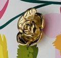 Gold brass rose door handle/Rose cabinet pull/Gold rose drawer knob/Flower shaped cabinet handle/Floral door knob/Brass furniture hardware