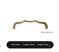 Bronze brass bar pull/Bronze cabinet pull/Brass door handle/contemporary drawer pull/kitchen hardware/furniture hardware/Bronze door pull