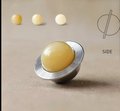 Planet shaped crystal ball drawer handle/Crystal and Chrome drawer pull/Silver Gemstone door knob/polished stone cabinet handle/Space decor