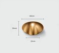 Bronze cup cabinet pull/Bronze drawer pull/Brass cup drawer pull/Bronze Brass drawer handle/furniture hardware/Bronze kitchen door handle