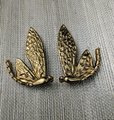 A pair of dragonfly cabinet pull/Dragonfly drawer knobs/Dragonfly drawer handle/brass furniture hardware/home improvement/Gold Door handles