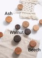 Round wooden cabinet handle/Classic wood drawer pull/Wooden furniture hardware/Natural wood door handle/Walnut, Ash, beech wood hardware