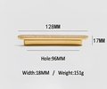 Retro style gold brass shape bar handle and knobs/Scored texture gold brass hardware/Shiny gold brass drawer pull/Gold kitchen hardware/MCM