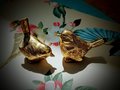 Large gold brass bird drawer handle/Gold brass sparrow cabinet pull/Gold chickadee door knob/nursery furniture hardware/Brass bird door knob