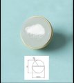 Brass and clear glass ball cabinet handle with embedded cloud shaped designs/glass cabinet handle/Cloud themes door knob/ brass drawer knob