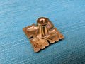 Gothic style gold brass drawer handle/Intricate antique pattern cabinet handle/Ornate square shape brass door knob/brass furniture hardware