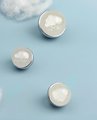 Silver and clear glass ball cabinet handle with embedded cloud shaped designs/glass cabinet handle/Cloud themes door knob/heart drawer knob