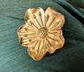 Beautiful gold brass cherry blossom cabinet handle/Brass flower shaped drawer pull/Gold brass bloom door knob/bedroom furniture hardware