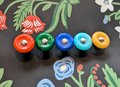 Round bright color resin drawer handles/Green, blue, red and yellow cabinet pull/Round resin door knob/Primary colour drawer knob/MCM