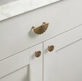 Oil Rubbed Bronze Sun Ray Cabinet Pull/Bronze Art Deco Door Handle/Semi circle drawer Knob/Brass furniture hardware/Aged Brass Drawer Pull