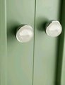 Silver and clear glass ball cabinet handle with embedded cloud shaped designs/glass cabinet handle/Cloud themes door knob/heart drawer knob